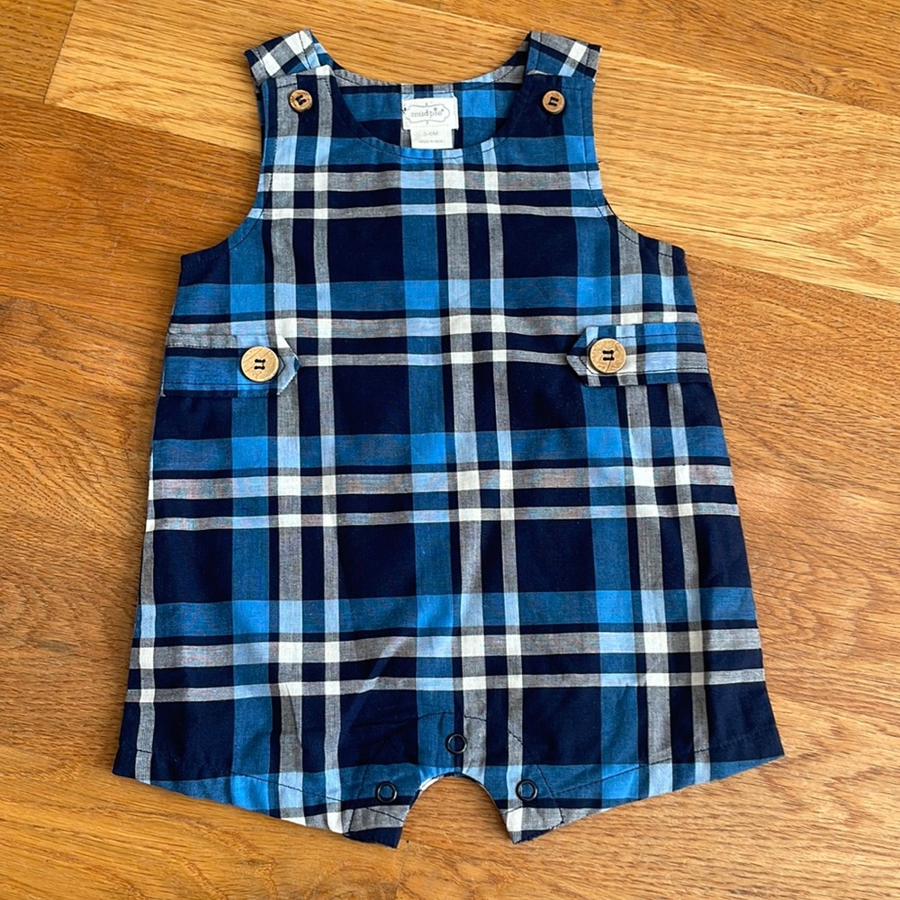 MUD PIE NWT Boy’s Plaid Jonjon